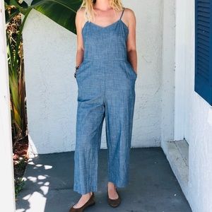 J.Crew chambray jumpsuit size 8